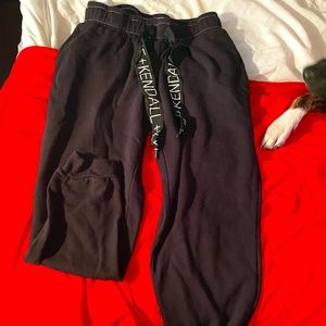 Kendal and Kylie Black Jogger